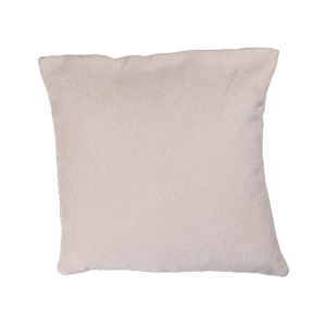 COJÍN DE TELA SUAVE EN COLOR BEIGE - COLECCIÓN MANILA
