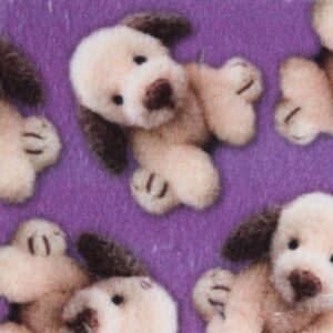 TAPICERÍA PERRITOS MORADO